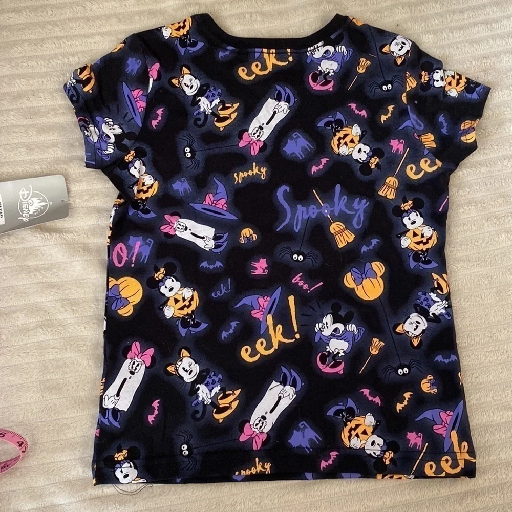 DISNEY Minnie Mouse Halloween T-Shirt for Girls - Glow-in-The-Dark size 5/6 - Picture 5 of 5